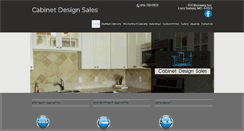 Desktop Screenshot of cabinetdesignsales.com